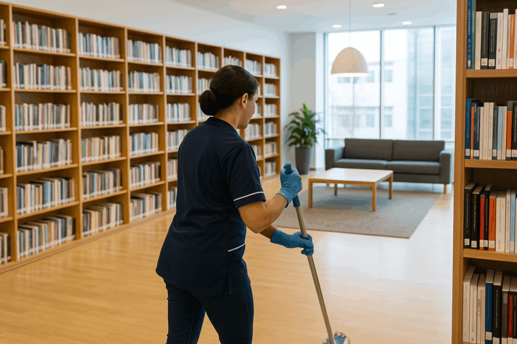 Nettoyage locaux - Bibliothèque